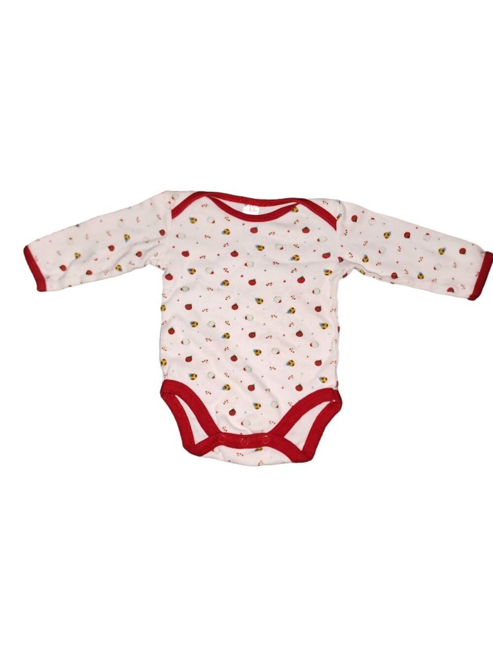 Baby Gear Christmas Ornaments Candy Canes Long Sleeve One Piece Bodysuit 3-6 Mon